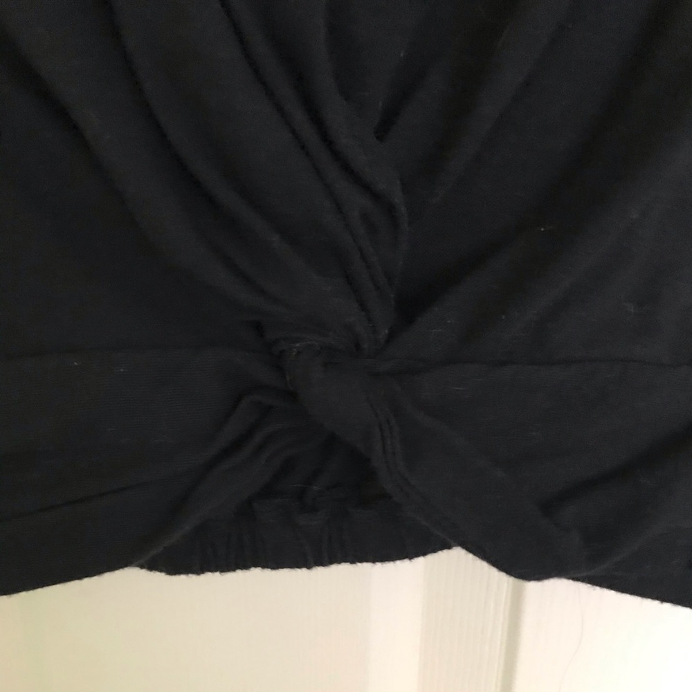 Black tied Forever21 top - Picture 2 of 9